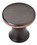 Liberty Hardware 1-1/8" Southampton Serenity Knob Bronze with Copper Highlights