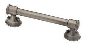 Liberty Hardware 3" or 3-3/4" Dual Mount Athens Caspian Pull Heirloom Silver