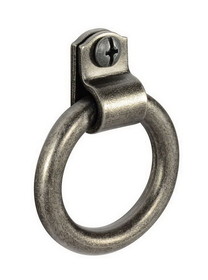 Liberty Hardware 1-3/4" Montgomery Ring Pull Antique Pewter