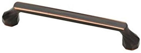 Liberty Hardware 5" Southampton Octagon Pull Bronze with Copper Highlights