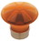 Liberty Hardware 1-9/16" Water Colours Knob Amber with Satin Nickel