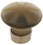 Liberty Hardware 1-9/16" Water Colours Knob Chocolate and Satin Nickel