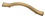 Liberty Hardware 3" Beveled Pull Champagne Bronze