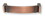 Liberty Hardware 3-3/4" Rustic Square Pull Satin Bronzed Copper