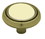 Liberty Hardware 1-1/4" Ceramic Knob Almond and Antique Brass