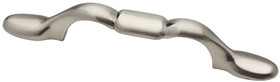 Liberty Hardware 3" Bow Design Pull - Satin Nickel