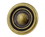 Liberty Hardware 1-1/8" Button-Top Knob Antique English
