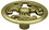 Liberty Hardware 1-7/16" Wing Design Knob Antique Brass