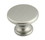 Liberty Hardware 1-1/8" Flat Top Knob Brushed Satin Silver