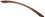 Liberty Hardware 8-13/16" Tapered Bow Pull Sponged Copper