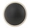 Liberty Hardware 1-3/8" Black Ceramic Insert Knob Brushed Pewter