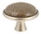 Liberty Hardware 1-5/8" Cloisonne Tribal Pattern Knob Taupe with Brushed Satin Pewter