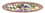 Liberty Hardware 3" Cloisonne Wisteria Pull Brushed Satin Pewter