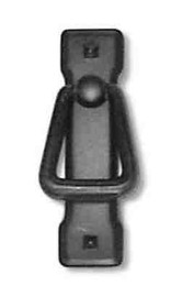 Liberty Hardware 2-1/2" Mission Style Vertical Bail Pull Antique Pewter