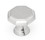 Liberty Hardware 1-3/16" Octagon Knob Brushed Satin Silver