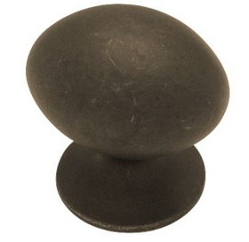 Liberty Hardware 1-3/16" Medium Football Knob Oil Rubbed Bronze