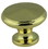 Liberty Hardware 1" Peaked Small Knob Polished Brass