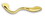 Liberty Hardware 5" Fusilli Wavy Pull Polished Brass