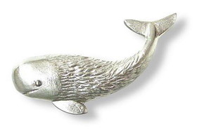 Liberty Hardware 2-3/4" Adorable Whale Knob Satin Nickel