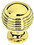 Liberty Hardware 1-1/8" Mid Century Modern Astro Knob Polished Brass
