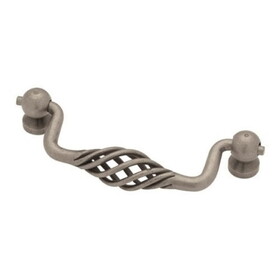 Liberty Hardware (100-Pack) 3-3/4" Forged Iron Collection Bird Cage Bail Pull Antique Pewter