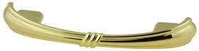 Liberty Hardware 3" or 3-3/4" Dual Mount Bundled Reed Pull Polished Brass
