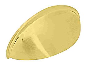Liberty Hardware 2-1/2" Plain Cup Pull Polished Brass