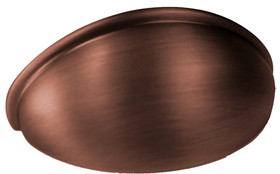 Liberty Hardware 2-1/2" Plain Cup Pull Red Antique Copper