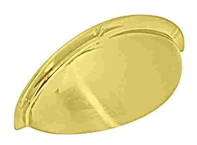 Liberty Hardware 2-1/2" Cup Pull Polished Brass