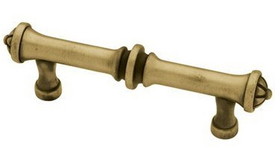 Liberty Hardware 3" French Romantics Tassel Pull Tumbled Antique Brass