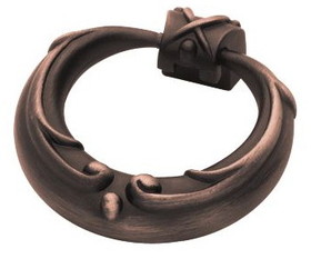 Liberty Hardware 2" French Lace Ring Drop Pull Venetian Bronze