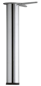 Liberty Hardware Table Leg (Set Of 4) 710Mm (28")  Height Chrome  L-TBL710-CHR-R