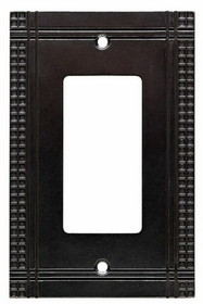 Liberty Hardware Soft Iron Single Decorator Wall Plate - W32743-SI-U