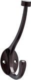 Liberty Hardware Pilltop Top Prong Coat Hook - Cocoa Bronze - 5 3/4