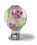 Liberty Hardware 7/8" Handcrafted Art Glass Knob Pink Floral
