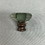 Liberty Hardware 1-1/4" Acrylic Faceted Knob Celadon and Oil Rubbed Bronze