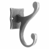 Brainerd (5 Pack) Antique Iron Two Prong Scroll Hook