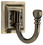 Brainerd Brainerd Single Architectural Hook - Antique Brass 125561