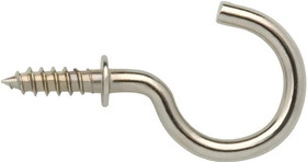 Liberty (36-Pack) 7/8" Cup Hooks Steel Nickel Plated