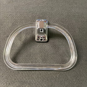 Franklin Brass Budgeteer Towel Ring Clear Plastic