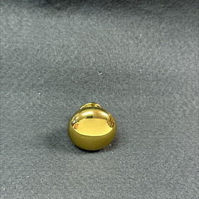 Avante 1-1/4" Avante Smooth  Knob Polished Lacquer Solid Brass