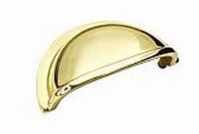 Avante 3" Avante Cup Pull Polished Lacquer Solid Brass
