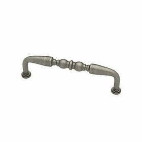 Liberty Hardware 4" Contemporary Collection Turned Wired Pull Tumbled Pewter