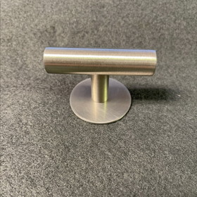 Liberty 2" T Knob with Backplate Stainlesss Steel