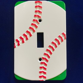 Brainerd Baseball Single Switch Wall Plate