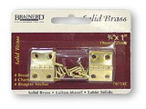 Liberty Hardware Hinge Four Carded Solid Brass 3/4