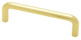 Liberty Hardware 3-1/2" Steel Wire Pull Polished Brass