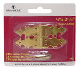 Liberty Hardware Decorative Hinge - Solid Brass 2-11/16