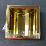 Franklin Brass Recess Soap Holder Polished Brass