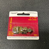 Liberty LQ-9802-100 Case Lot (100) Solid Brass Hasp in Antique Brass